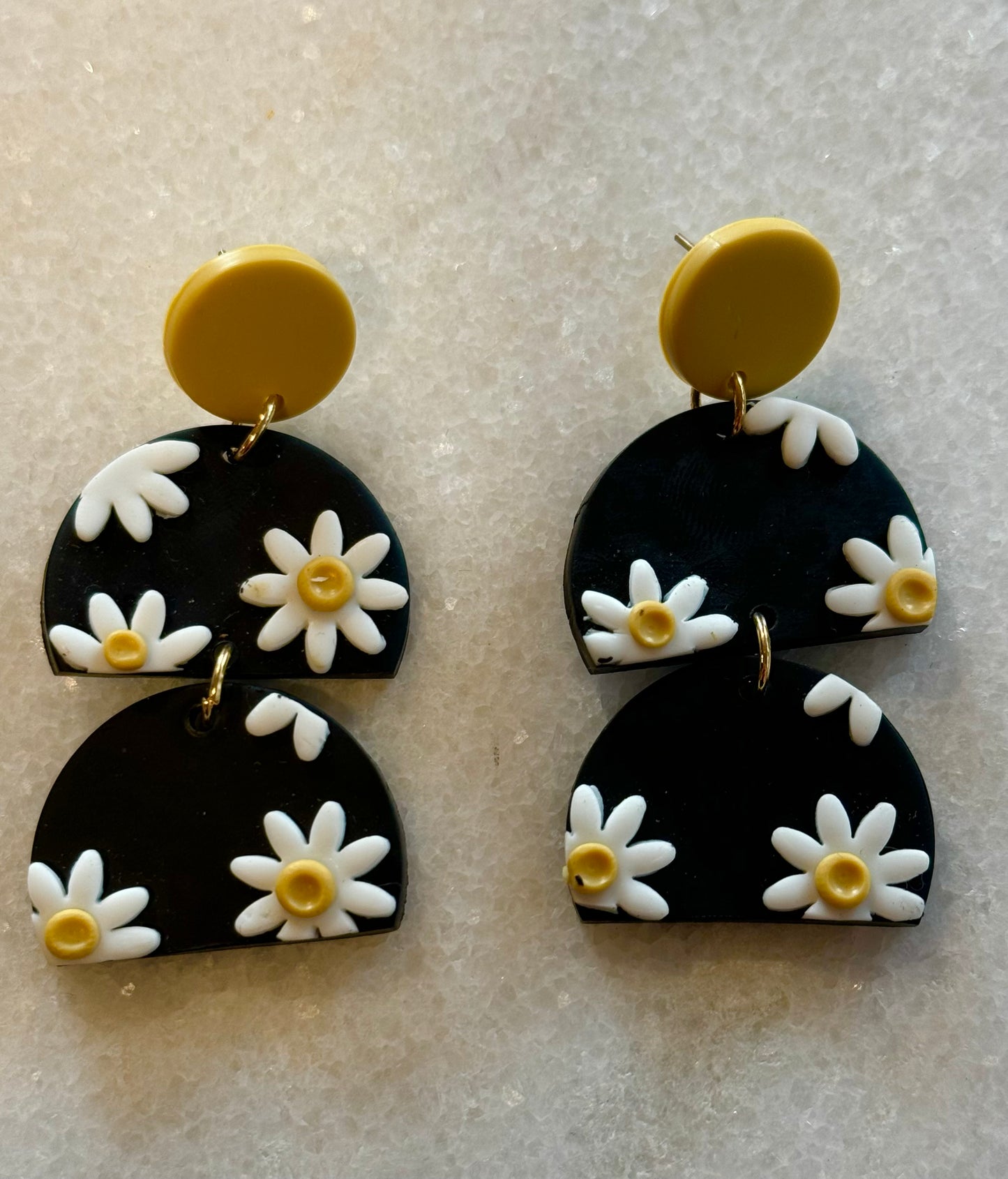 The Cottage Collection | Earrings - Gigi - Black & Gold