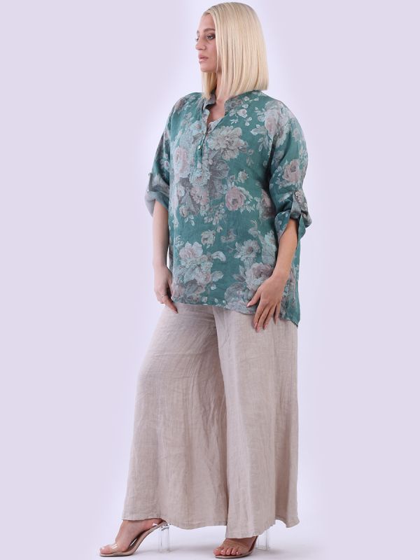 The Cottage Collection | Ocean Blue - Hazel Linen Top
