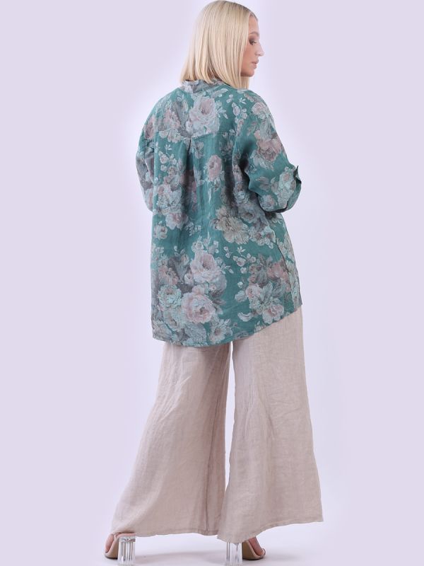 The Cottage Collection | Ocean Blue - Hazel Linen Top