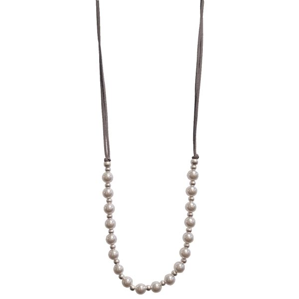 The Cottage Collection | Kleya Necklace - Grey