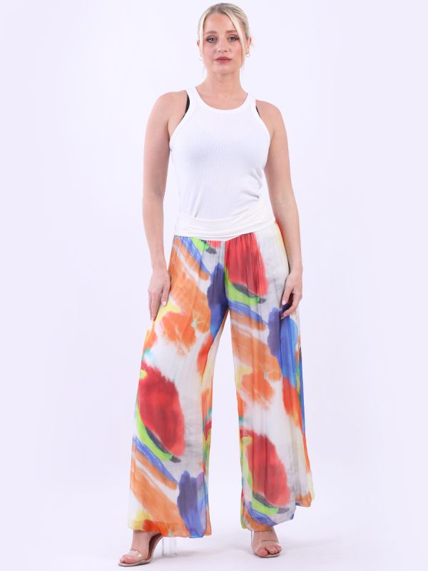 The Cottage Collection | White - Renee Silk Pants