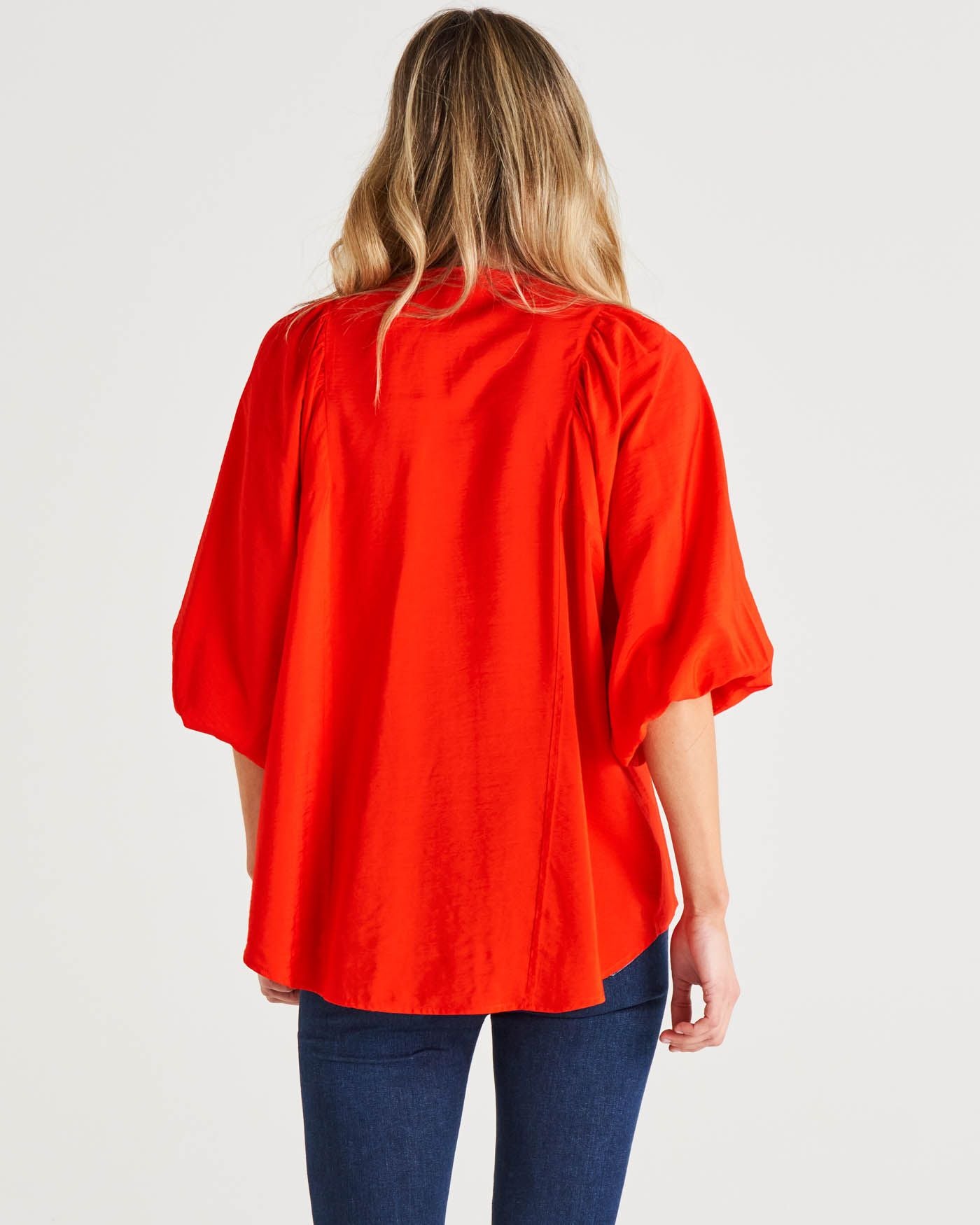 Betty Basics | Julia Blouse - Cherry Tomato