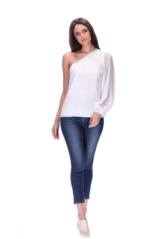 Augustine | White Ameila Top