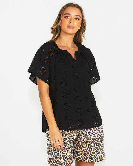 Sass - Kirby Top - Black