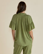 Betty Basics | Vivienne Blouse - Pistachio