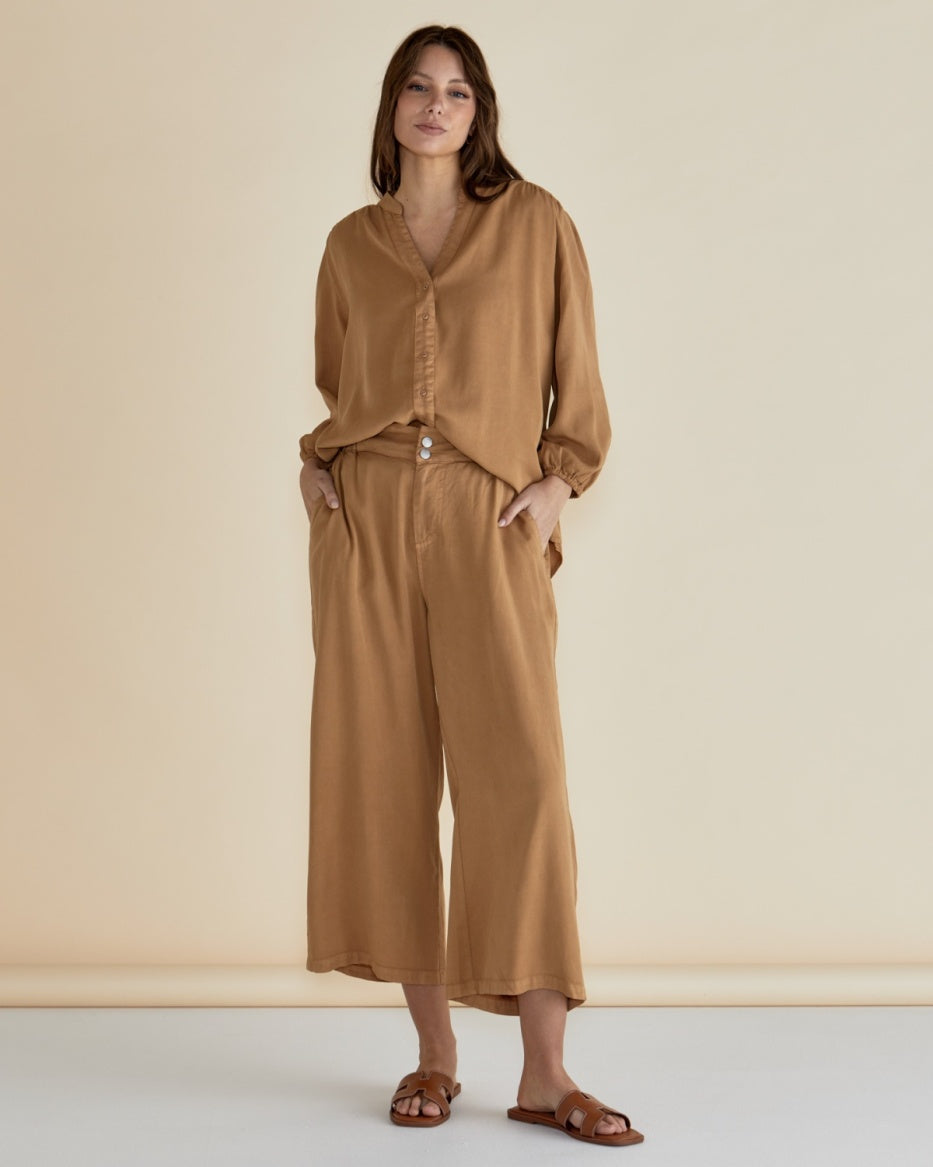 Betty Basics | Rio Relaxed Pant - Tan