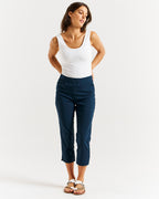Betty Basics | Navy Bengaline Pants