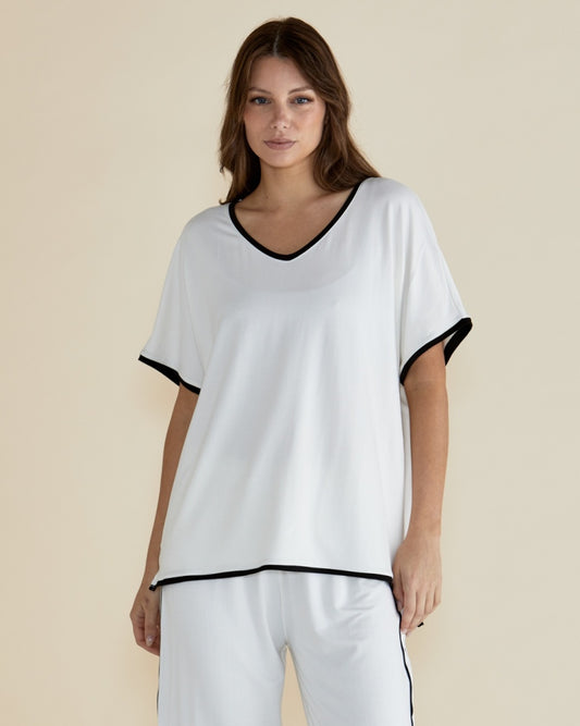 Betty Basics | Clara Tee - White