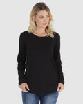 Betty Basics BLACK Megan Long Sleeve