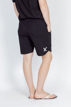 Home-Lee | Black With White X Apartment Shorts