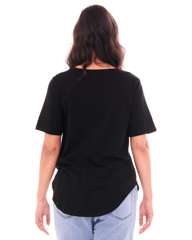 Betty Basics Black Ariana Tee