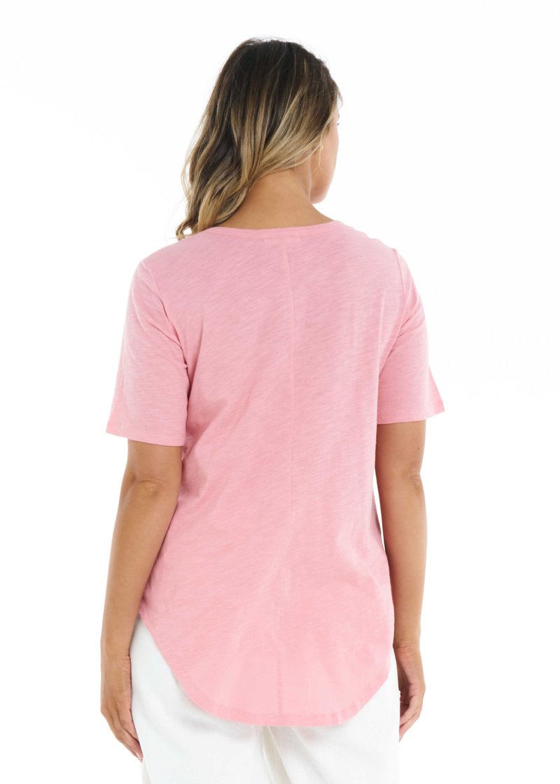 Betty Basics | Salmon Pink Ariana Tee