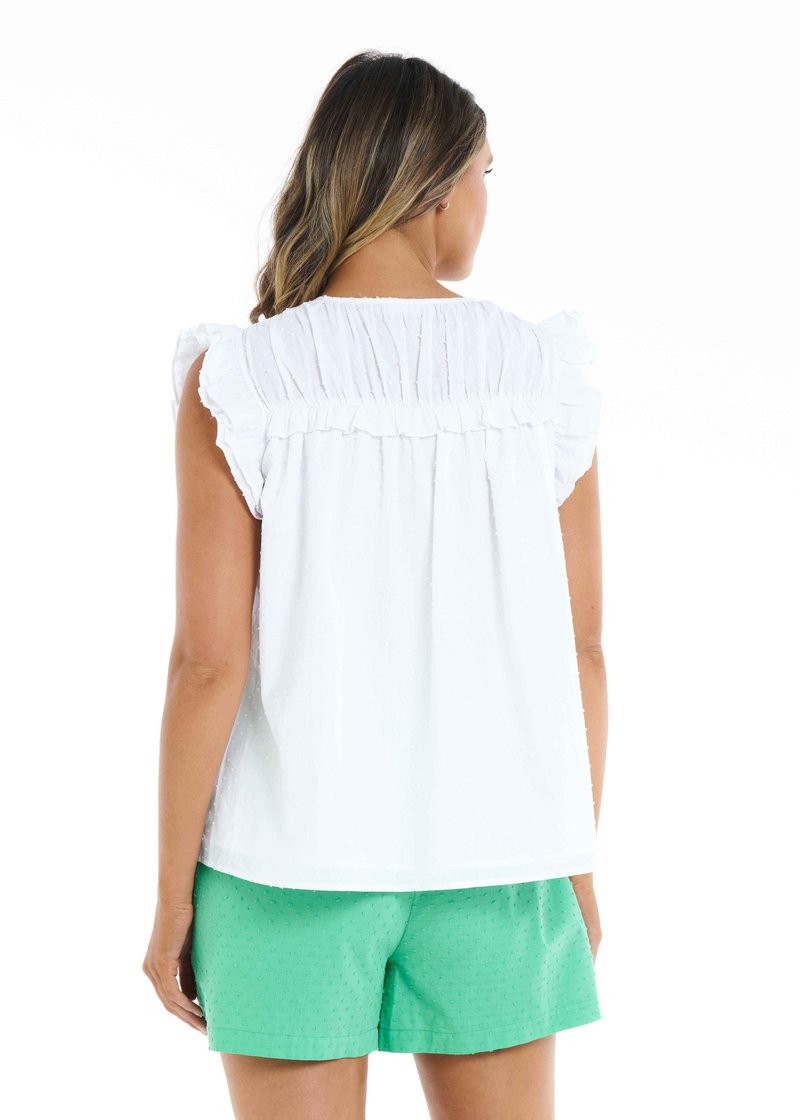 Betty Basics | White Arlia Top