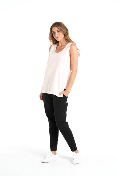 Betty Basics | White Audrey Tank