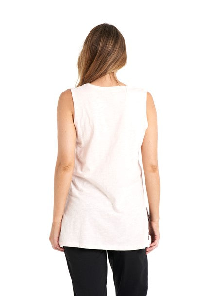 Betty Basics | White Audrey Tank