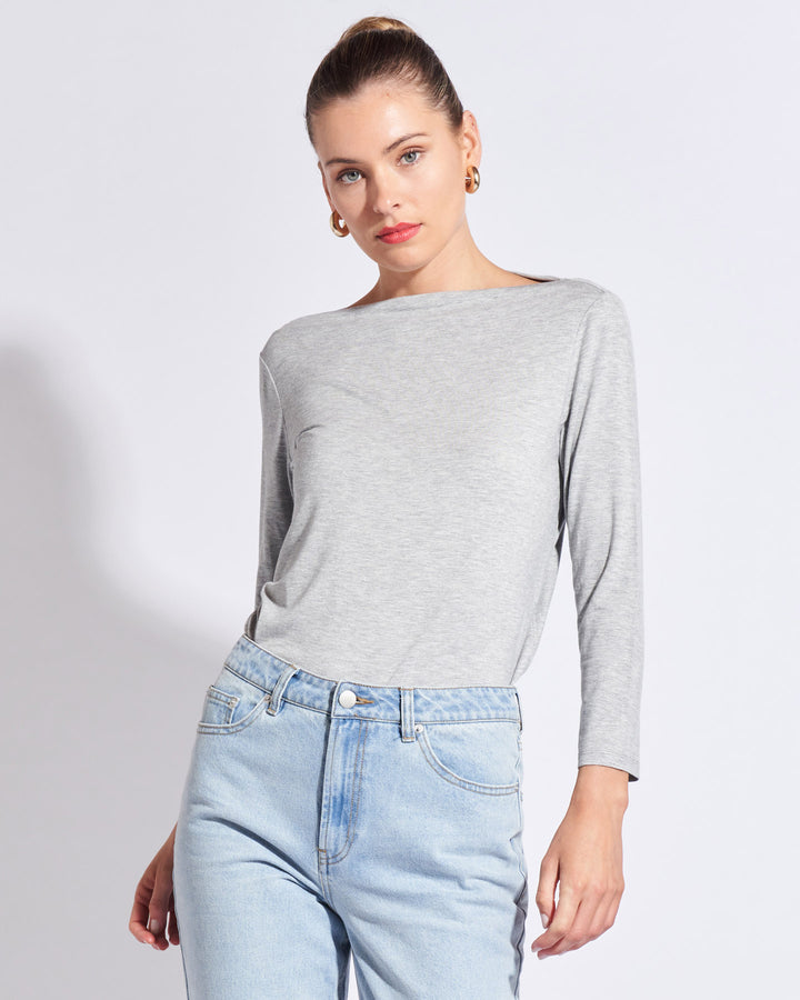 Fate & Becker | Grey Marle Dreamer Top