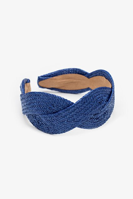 Blue Twist Headband Antler