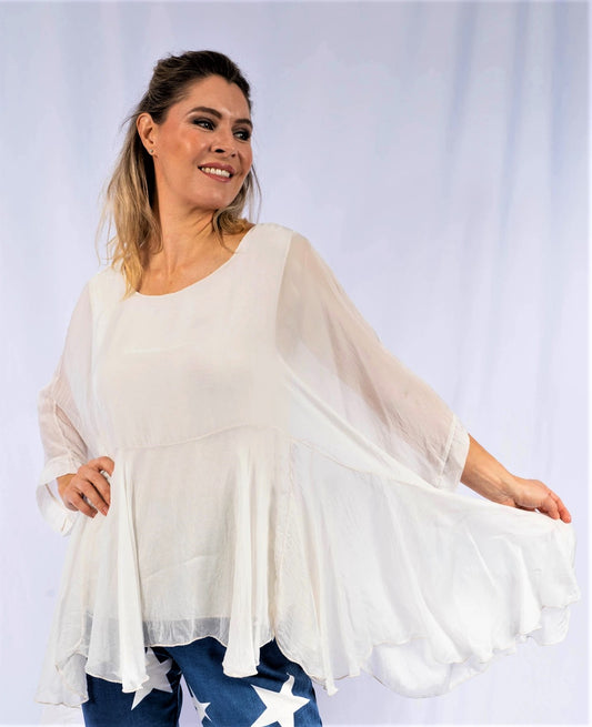 The Italian Closet | Batwing Blouse