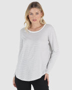 Stripe Megan Long Sleeve Betty Basics