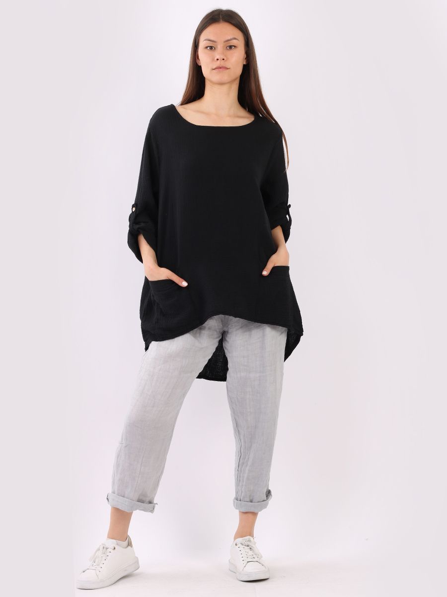 The Cottage Collection | Black Kelly Top