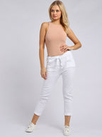 White Magic Cotton Trousers The Cottage Collection