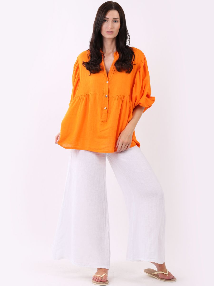 The Cottage Collection | Orange Freya Top