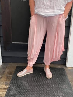 The Cottage Collection | Pink Jersey Harem Pant